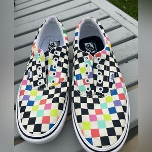 Vans MoMo Comfy Cush Era Checkered Colored Shoes Old Skool Men’s Size 10